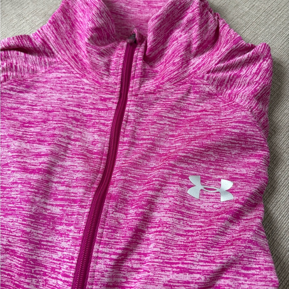 Under Armour Heathered Pink Jacket